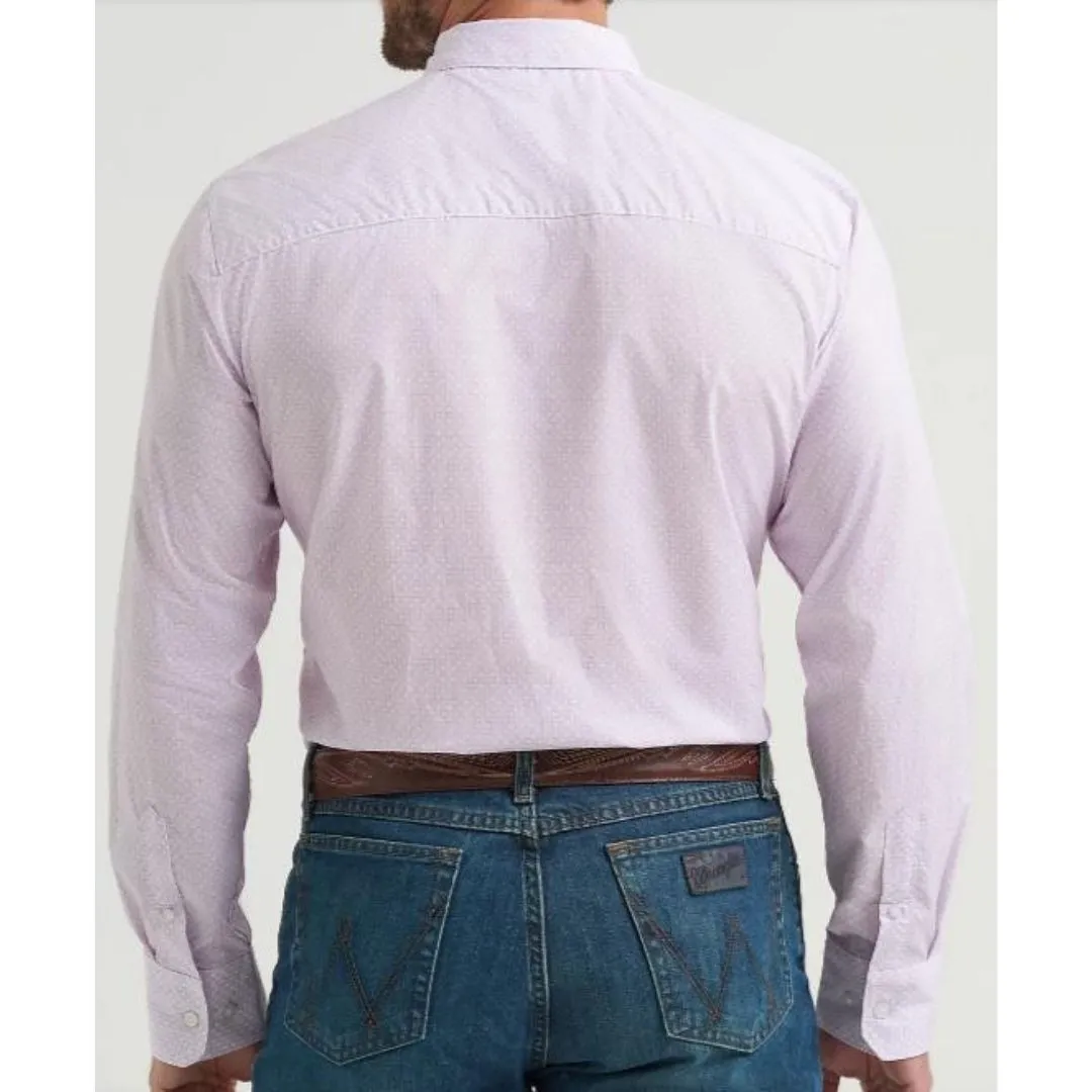 Wrangler X Cody Johnson Long Sleeve Shirt - Classic Fit - Lilac - Image 2