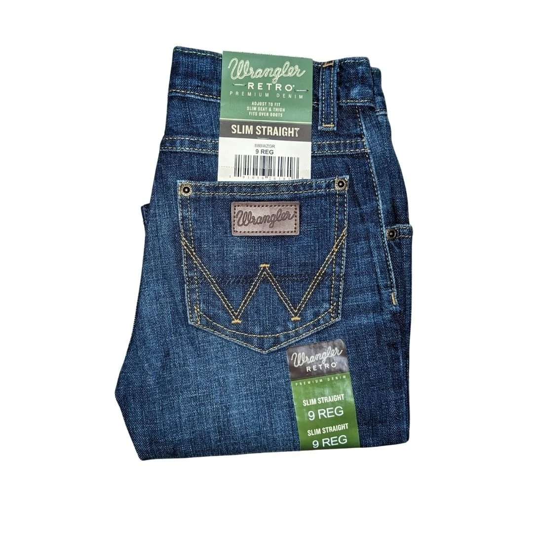 Wrangler Boy's Retro Slim Straight Leg Jeans - Image 4