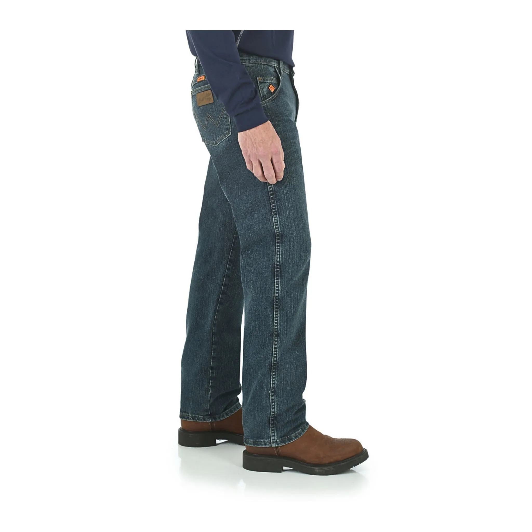 Wrangler Men's Work Pants Flame Resistant Advanced Comfort Jeans - Image 4
