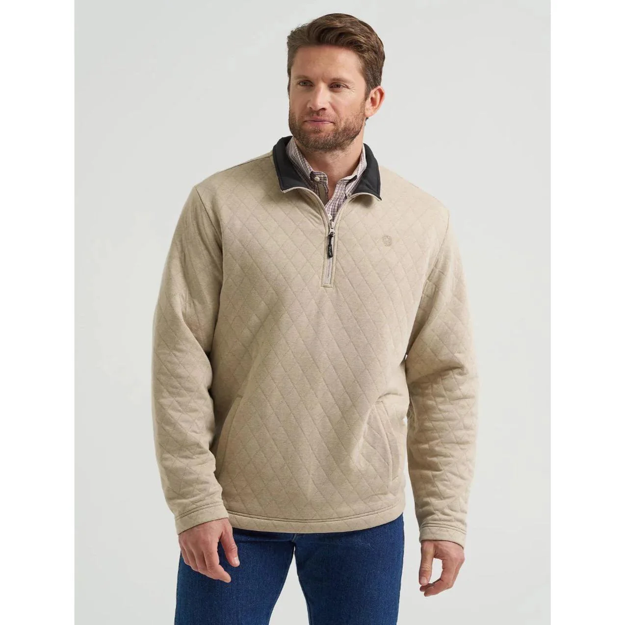 Wrangler Men's George Strait 1/4 Zip Pullover - Image 8