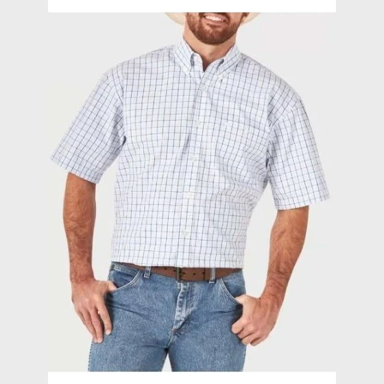 Wrangler Men's Shirt George Strait Short Sleeve