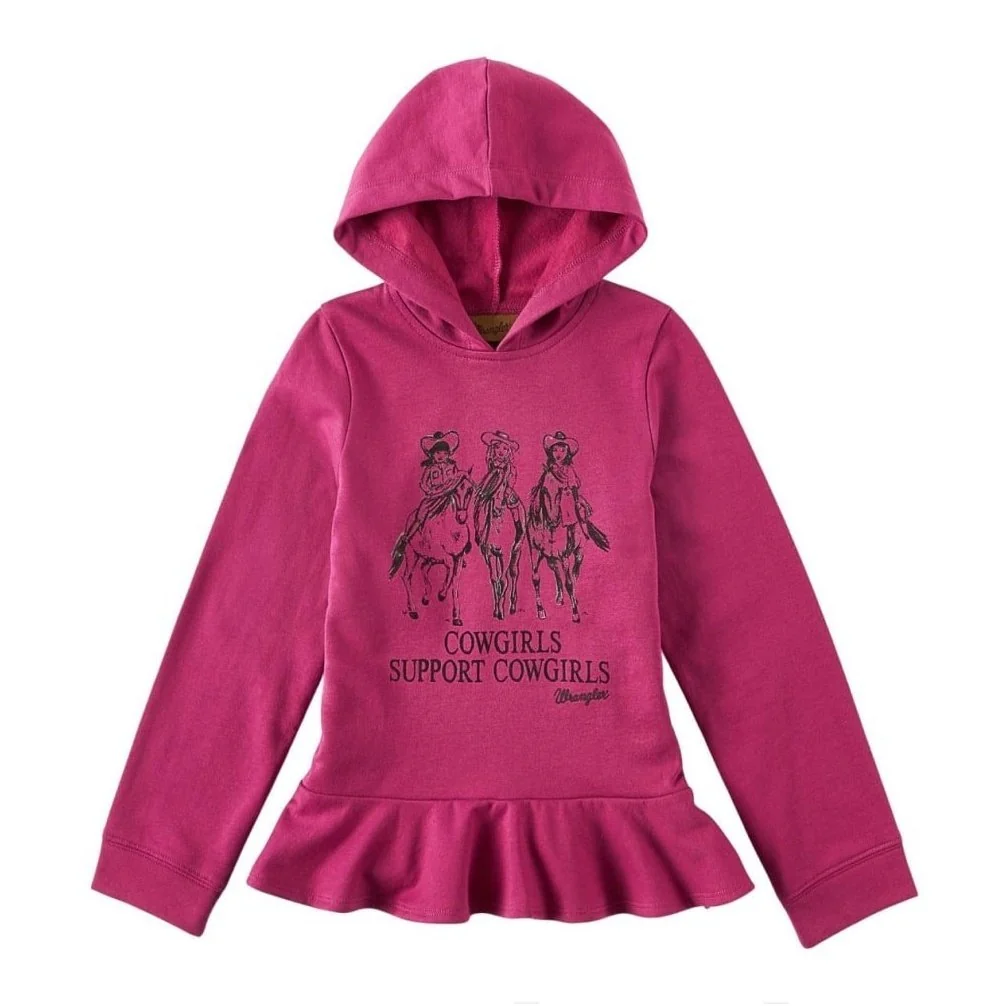 Wrangler Girl’s Hoodie with Peplum Waist Baton Rouge - CLEARANCE