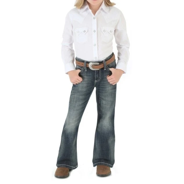 Wrangler Girl's Jeans Retro Low Rise Boot Cut