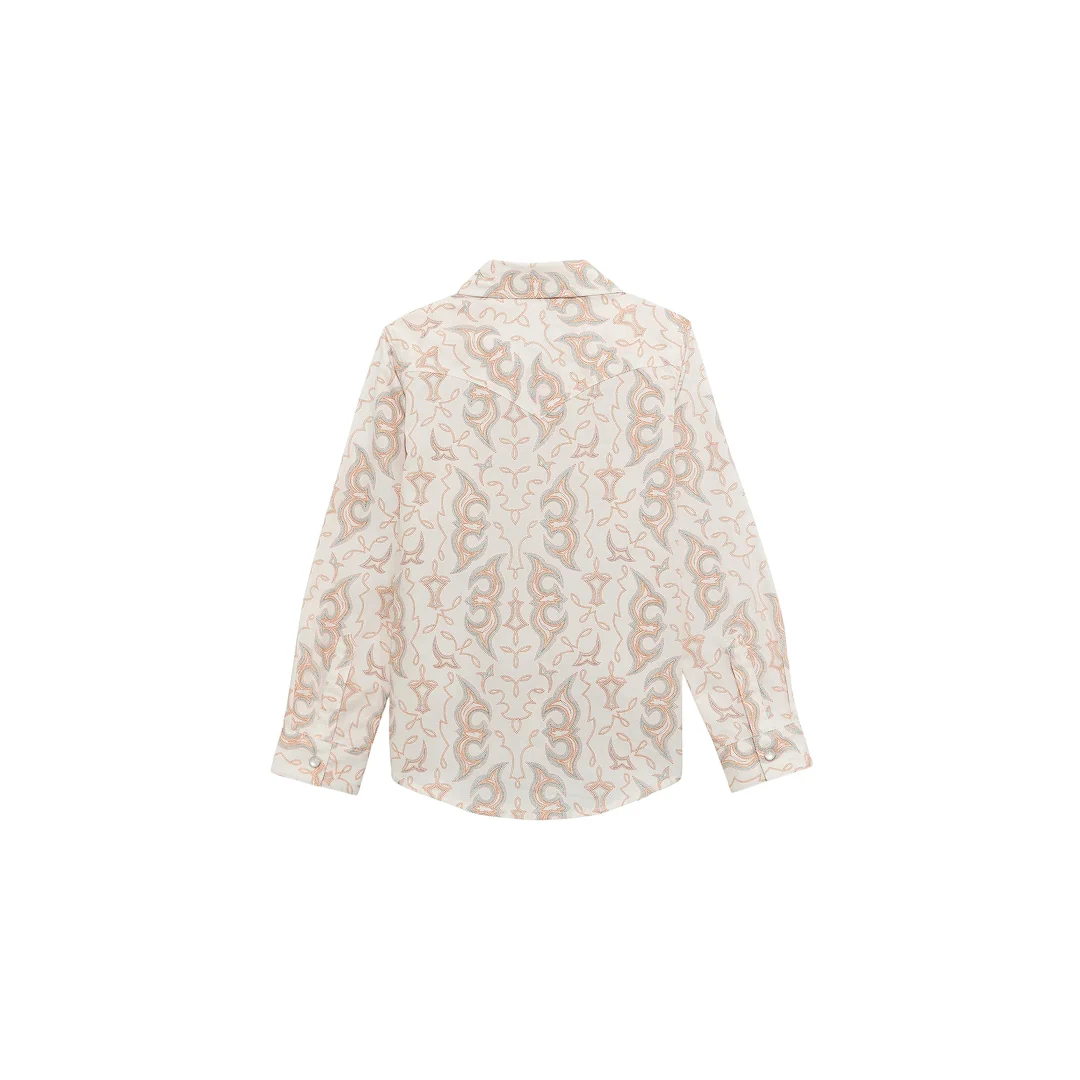 Wrangler Girl's Western Snap Long Sleeve Shirt - Image 2