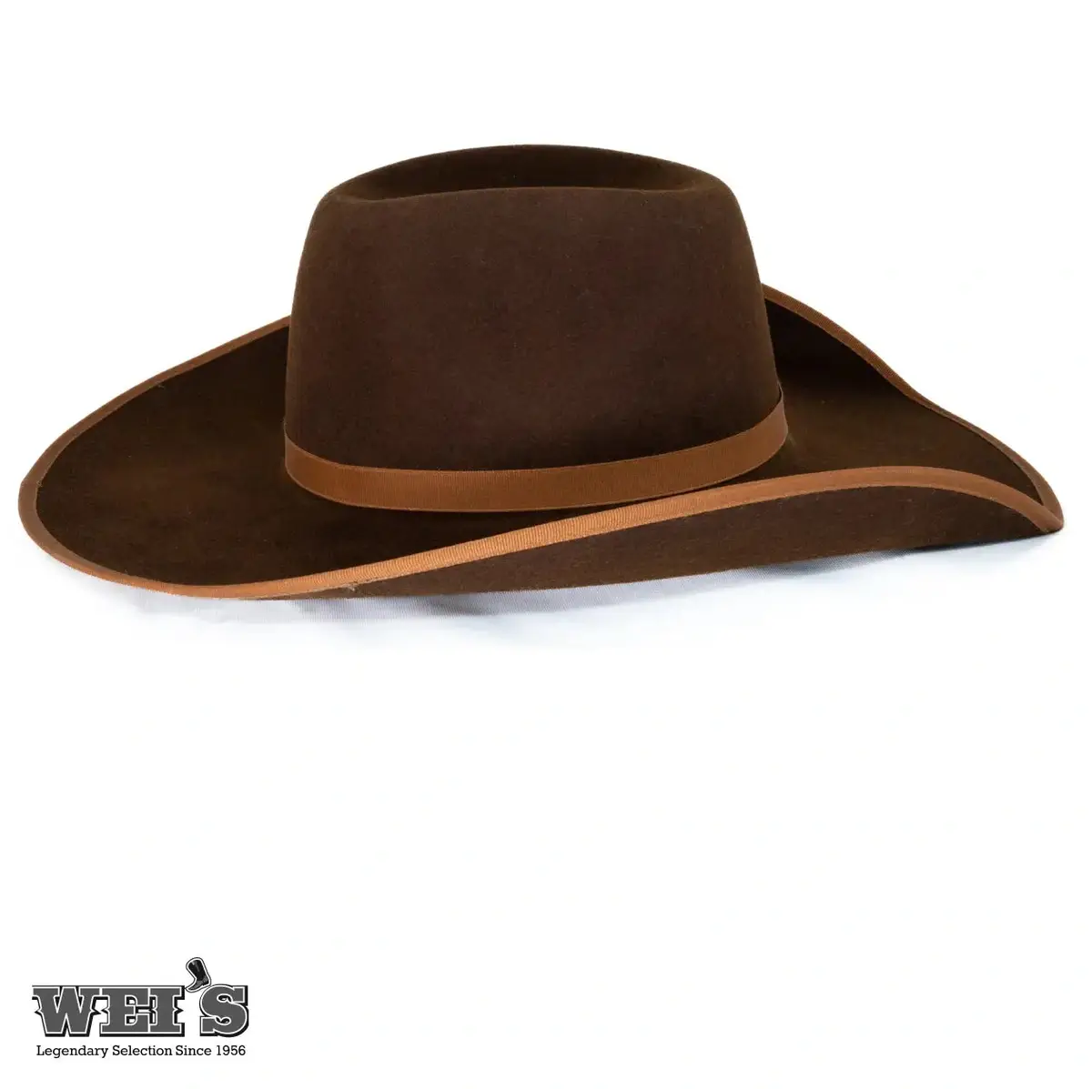 Wrangler Hats Ringneck B Turf 7X Wool Brick Crown 4-1/4 Brim -CLEARANCE - Image 4