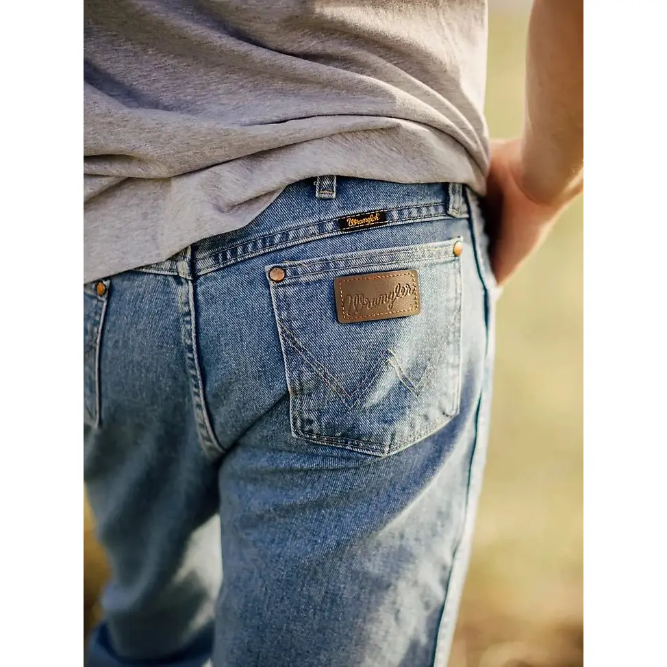 Wrangler Men’s Jeans Cowboy Cut Original Fit Antique Wash - Image 3