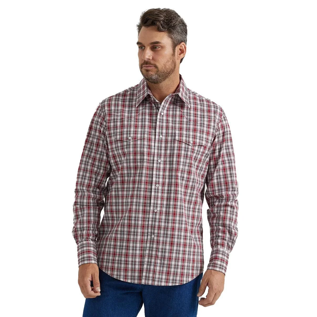 Wrangler Men's Classic Fit Wrinkle Resistant