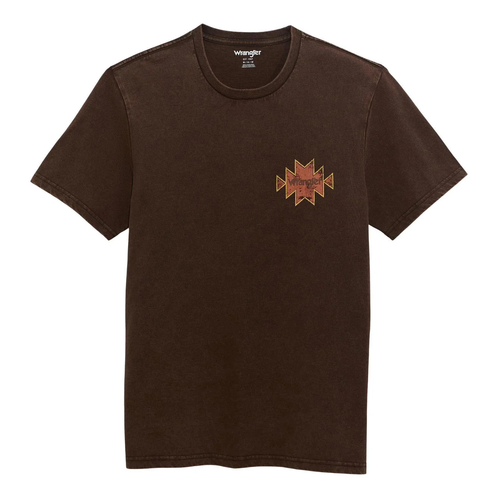 Wrangler Men's Graphic Short Sleeve T-Shirt Regular Fit Rawhide