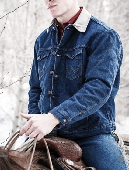 Wrangler Men's Jean Jacket Blanket Lined - Image 3