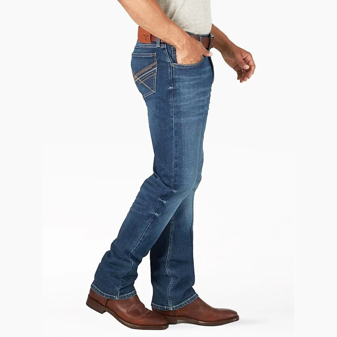 Wrangler Men's Jeans 20X 44 Slim Fit Straight Leg in Denver Wash - Image 3