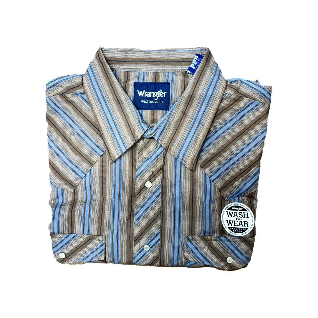 Wrangler Men's Plaid Long Sleeve Classic Western Shirt Various Colours - Image 8
