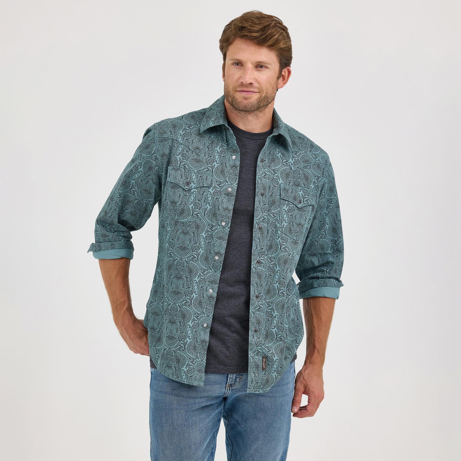Wrangler Men's Retro Long Sleeve Shirt - CLEARANCE