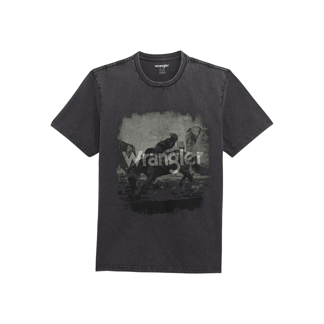Wrangler Men's Short Sleeves Graphic T-shirt Phantom -CLEARANCE