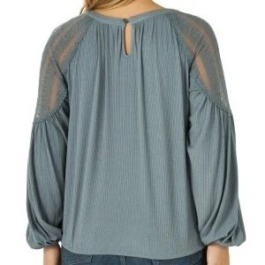 Wrangler Women's Retro Americana Shirt Blue - Image 3