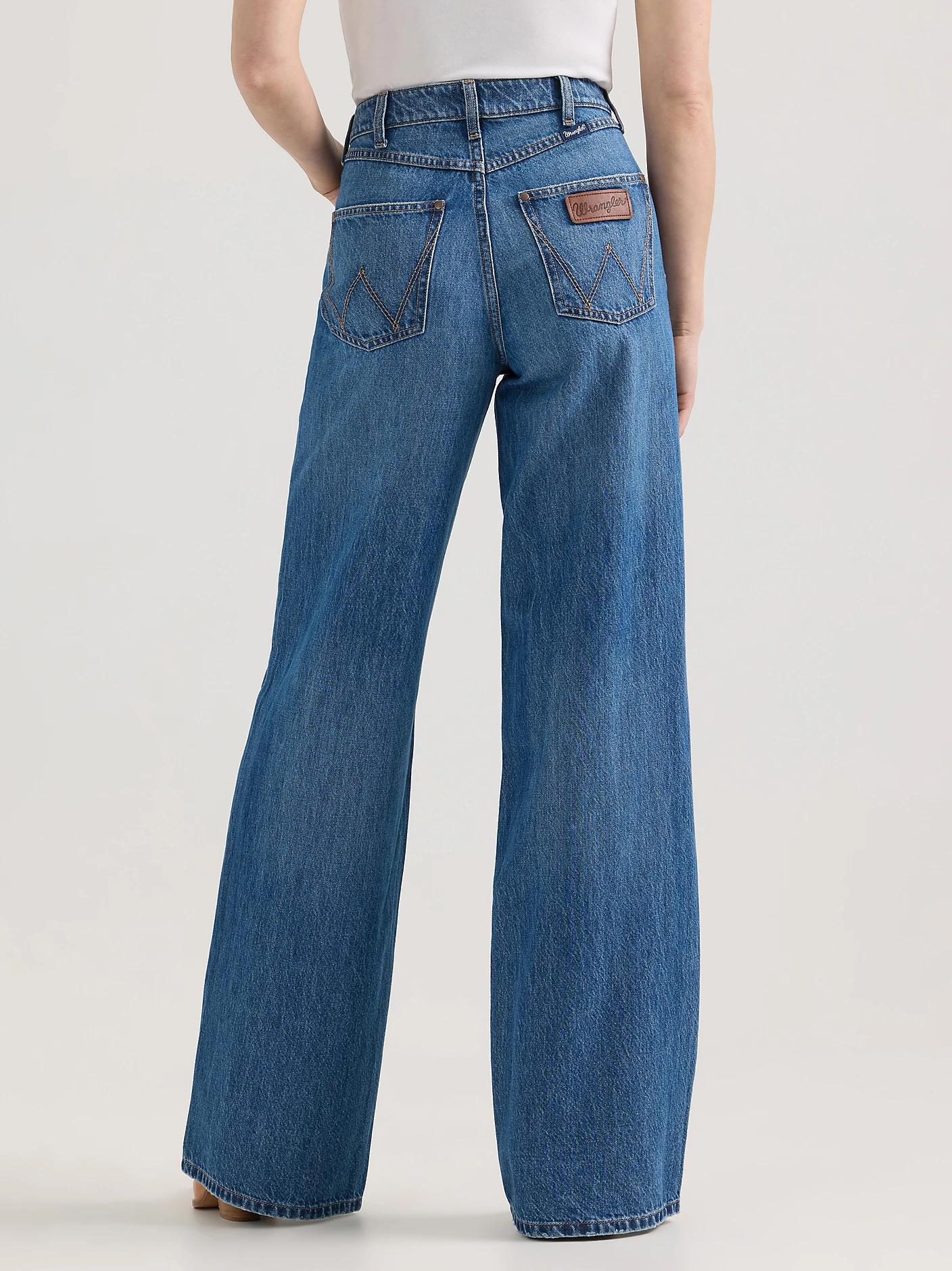 Wrangler Women's Bailey High Rise Wide Leg Jean - Image 3