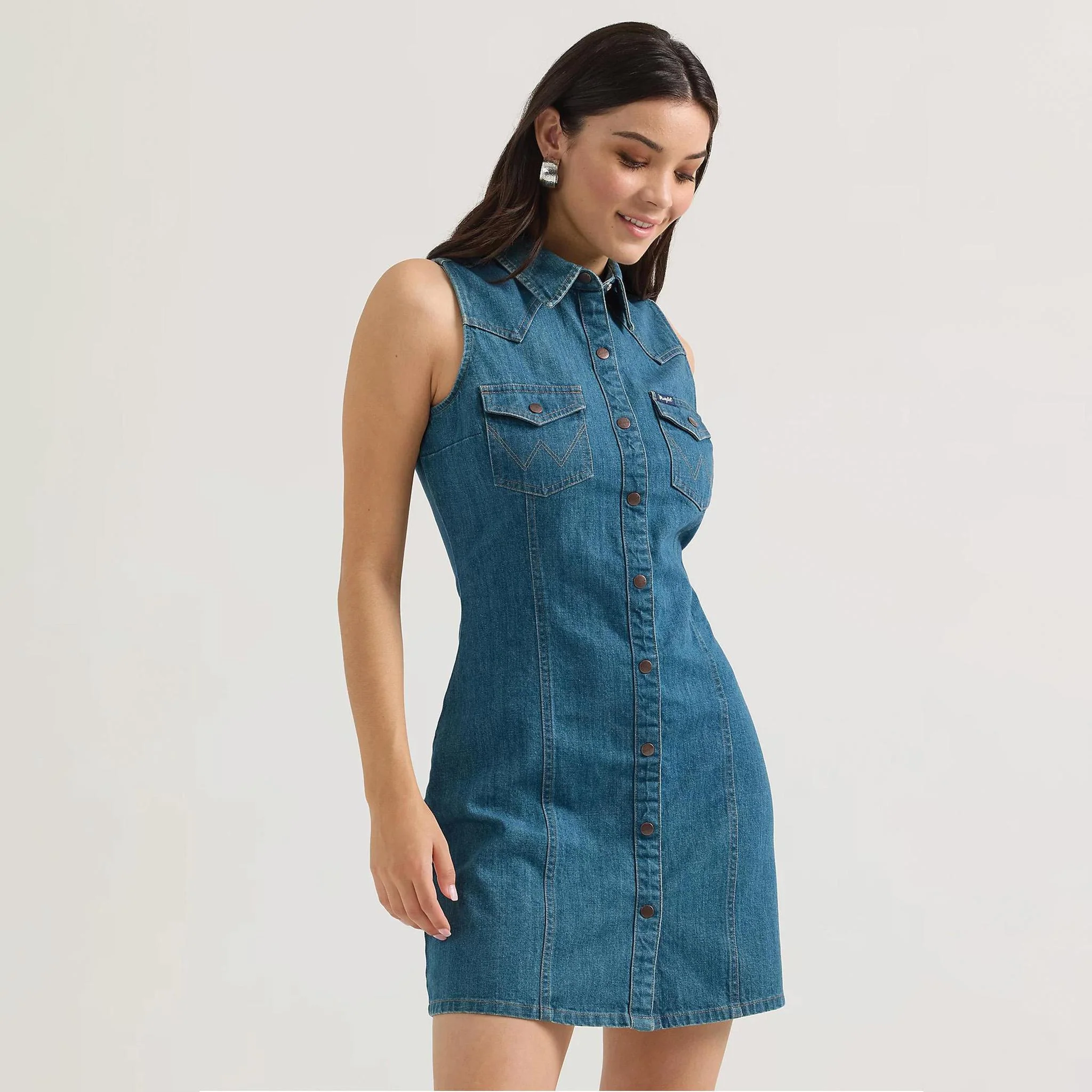 Wrangler Women's Denim Shirt Dress