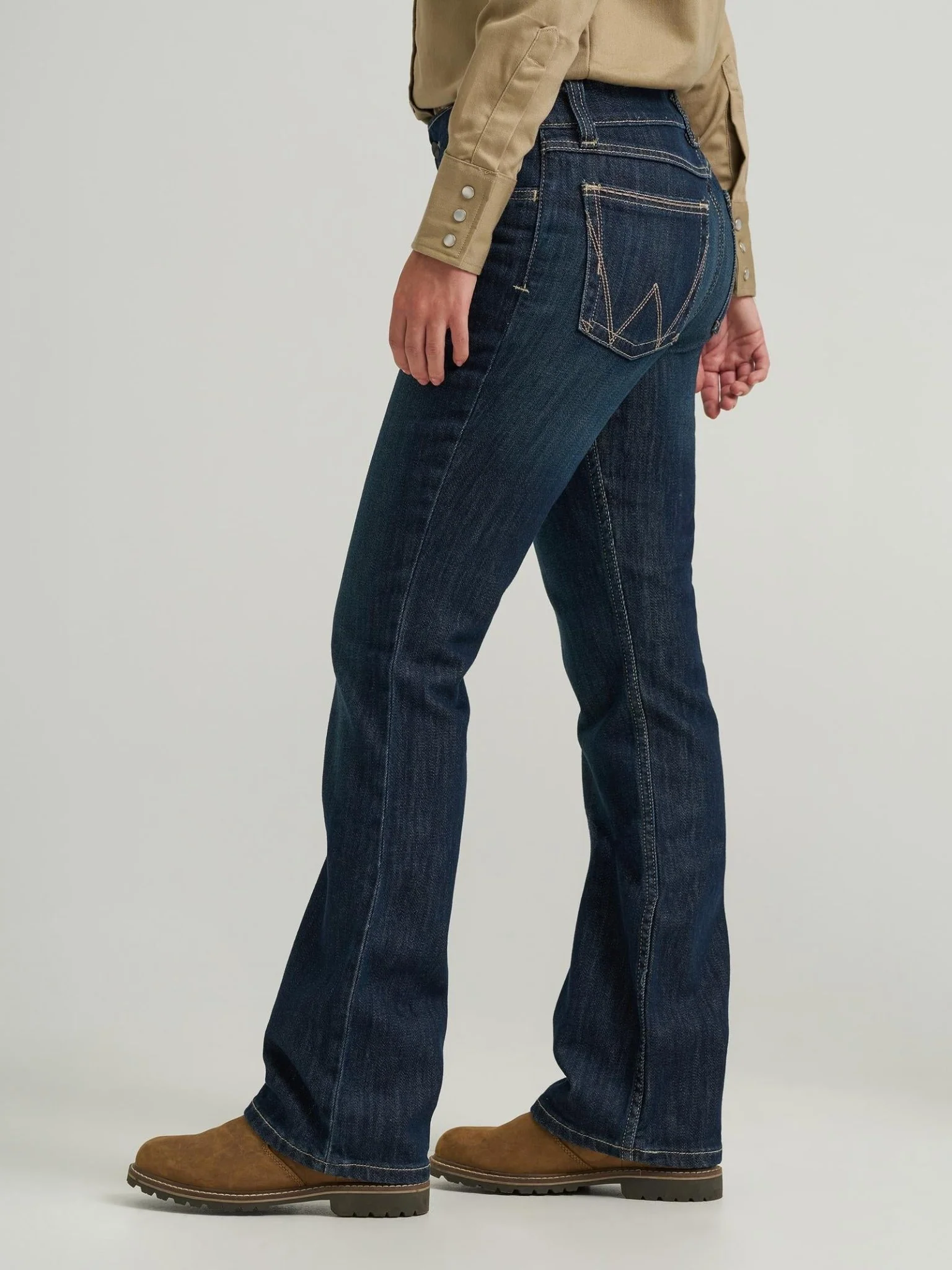 Wrangler Women's Mae Bootcut Advanced Comfort Flame Resistant Jeans - Image 3