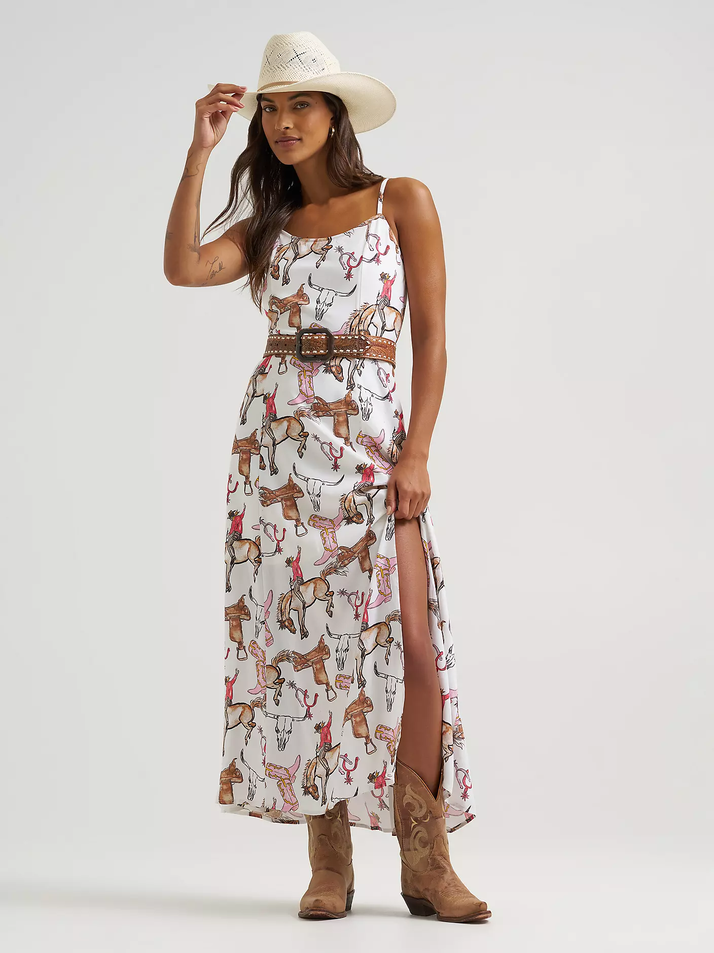 Wrangler Women's Western Tank Maxi Dress