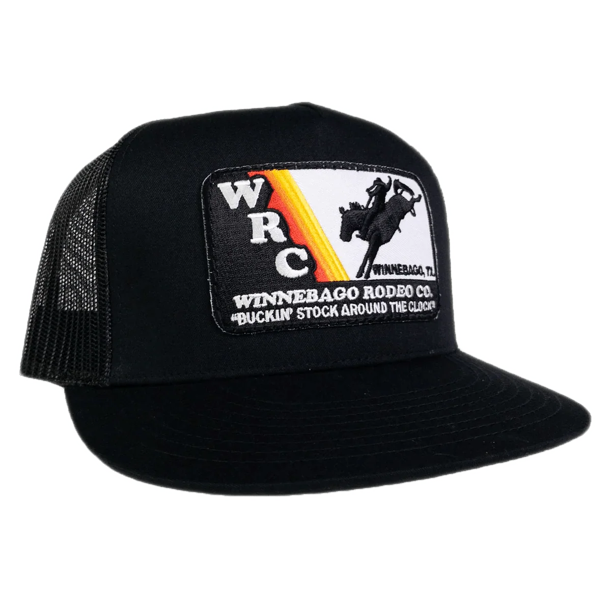 Dale Brisby Cap Trucker Flat Bill WRC Patch DBWRC003