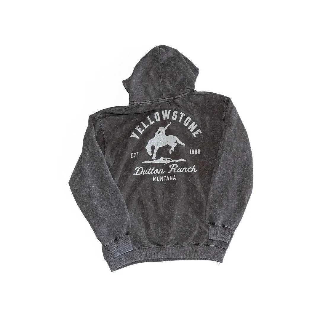 Yellowstone Men's Pull over Hoodie - Image 2